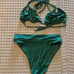 Oh Polly Green Bikini Set